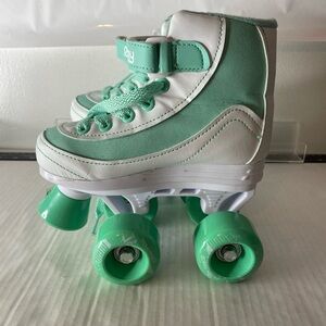 Mint Green Kids Roller Skates